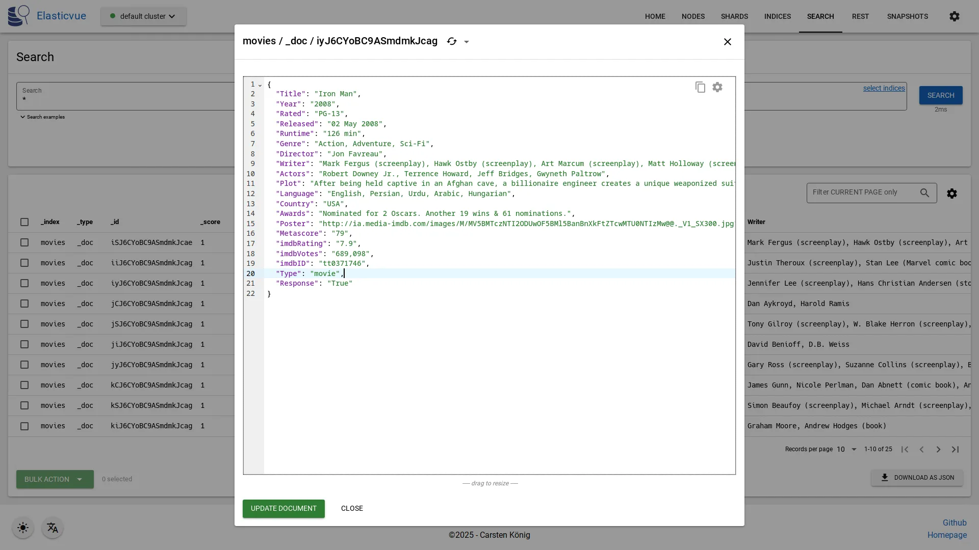 Document page light mode screenshot