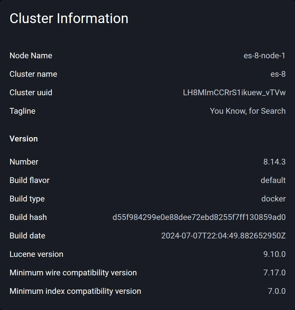 Elasticvue - Elasticsearch gui